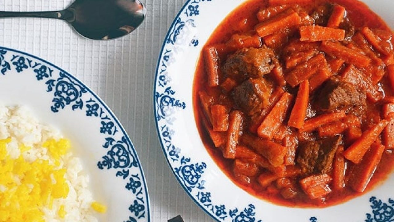 طرز تهیه خورش هویج تبریز +فیلم