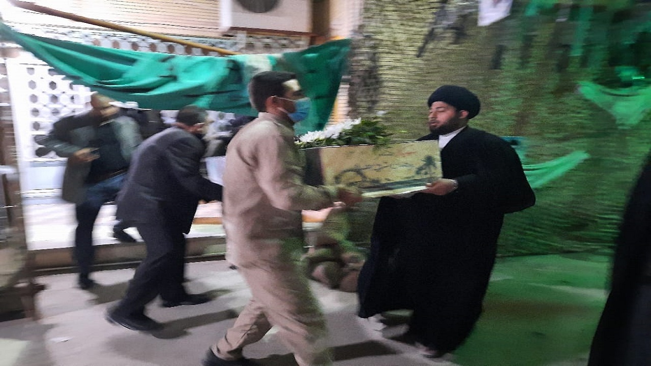 پیکر شهید گمنام در آبادان تشیع شد