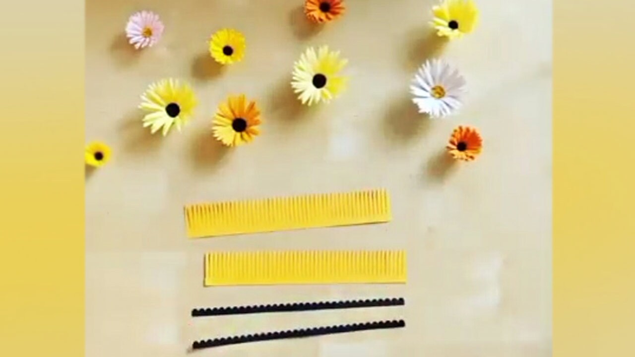 آموزش ساخت شکوفه‌های کاغذی + فیلم