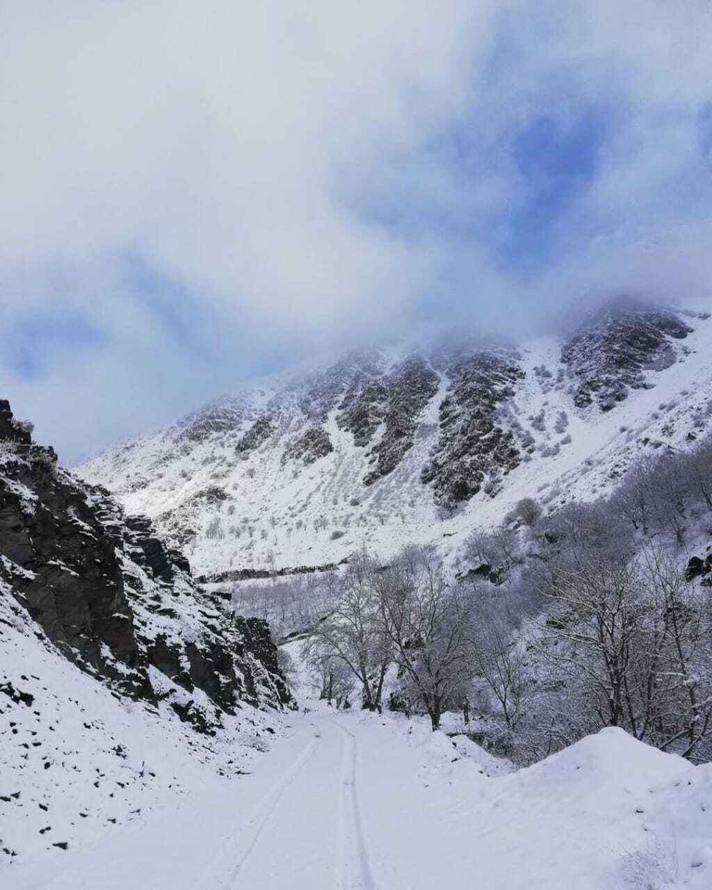 اولین برف چشم نواز زمستانی در ییلاقات مشهد+تصاویر
