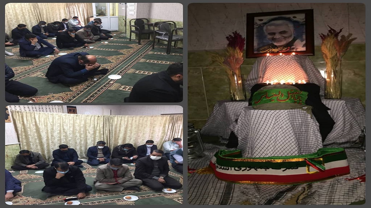 گرامیداشت دومین سالگرد شهادت حاج قاسم سلیمانی در گمرک زاهدان