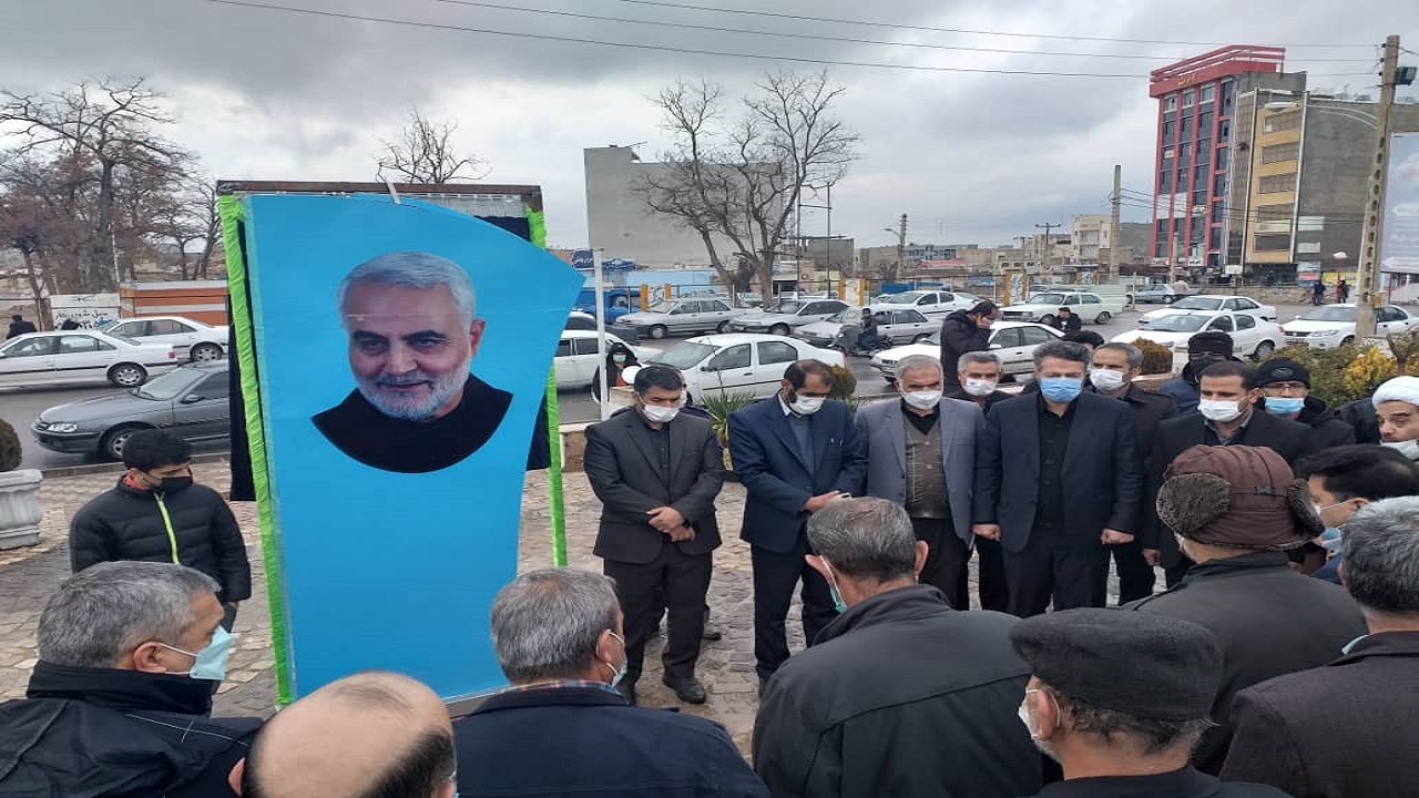 بهره برداری از میدان حاج قاسم سلیمانی در نهاوند