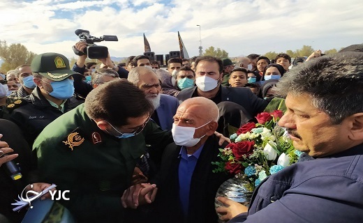 استقبال از خانواده شهید جمال جعفرزادگان در بافق+تصویر