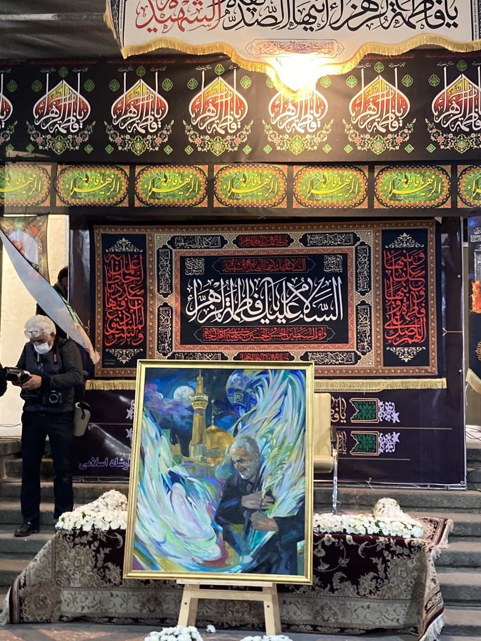 رونمایی از جدیدترین نقاشی روح&zwnj;الامین