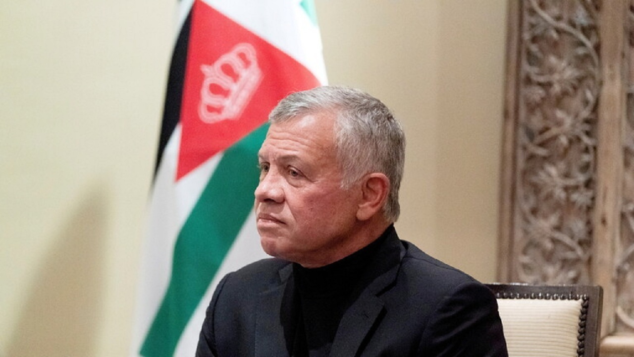 تاکید پادشاه اردن بر حفظ آرامش در اراضی فلسطینی در دیدار با گانتس