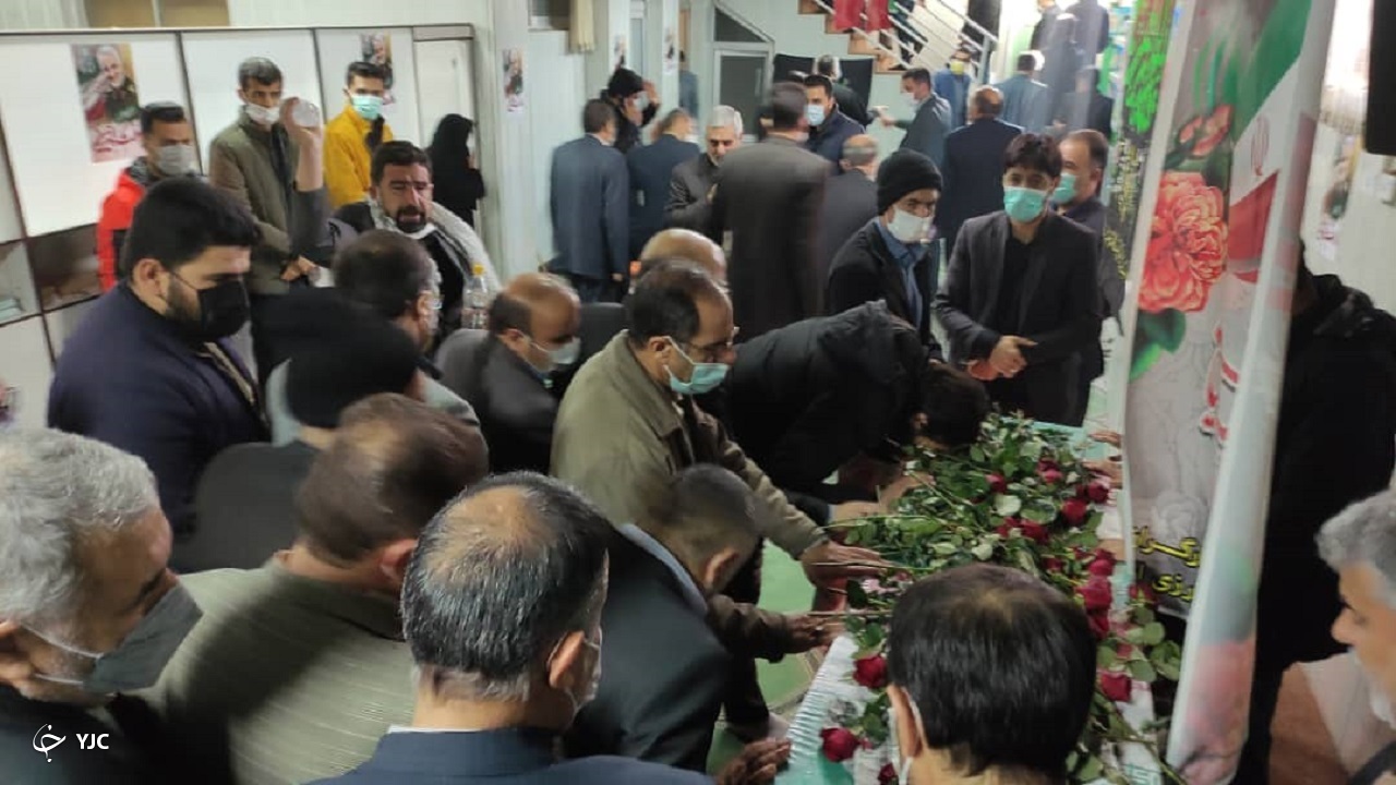 برگزاری مراسم وداع با شهدا در نقاط مختلف چهارمحال و بختیاری