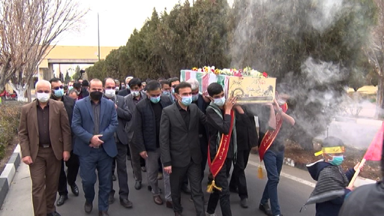 وداع با ۵ آلاله گمنام در استان سمنان