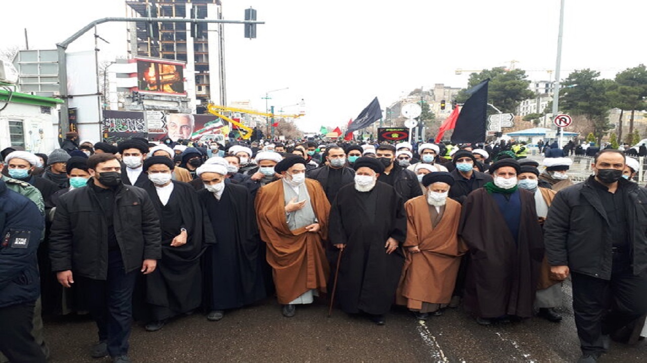 اجتماع عزاداران فاطمی در مشهد الرضا برگزار شد
