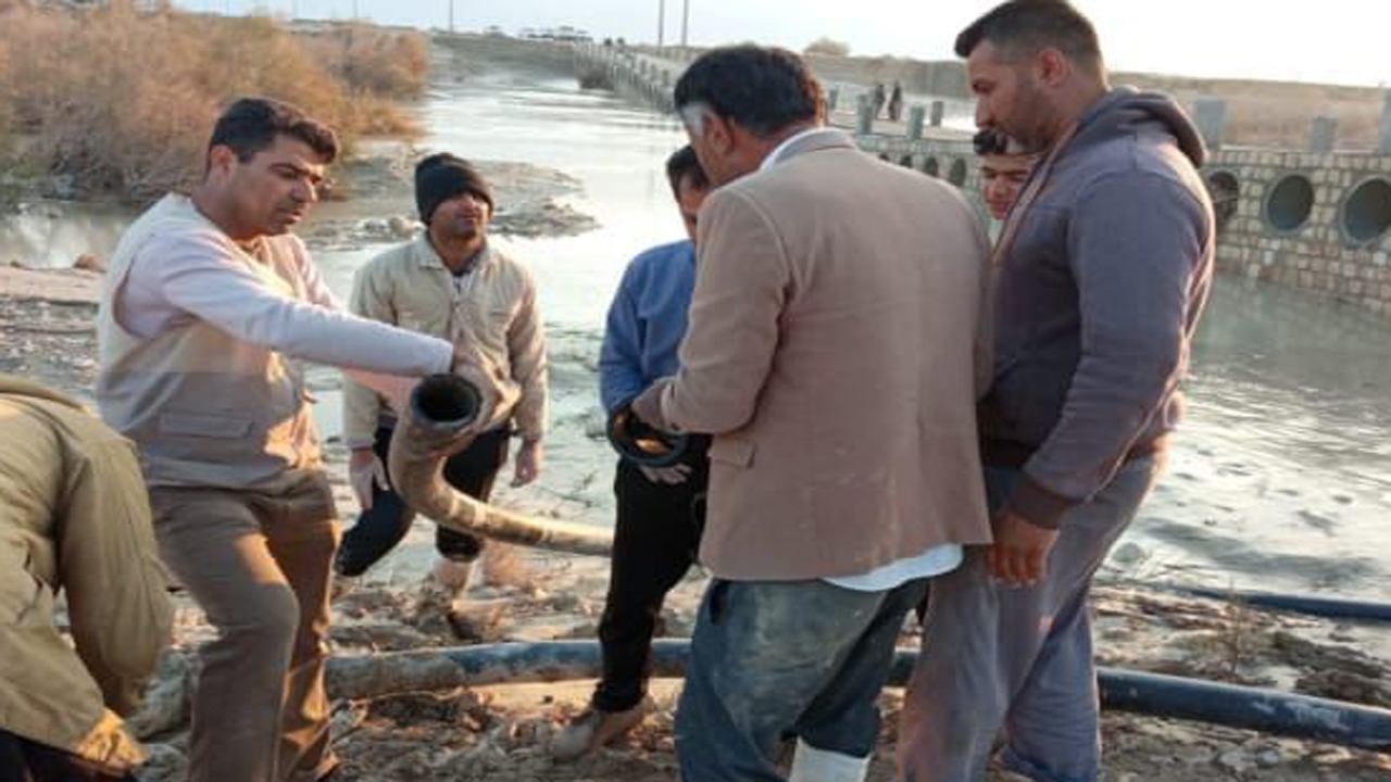 حل مشکل آب و مسیر دسترسی روستای سیل زده وردوان لامرد