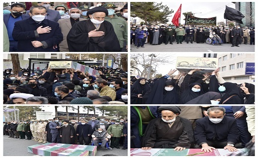 دو شهید گمنام در بیرجند به خاک سپرده شدند