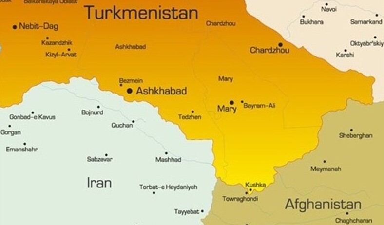 نقشه ترکمنستان