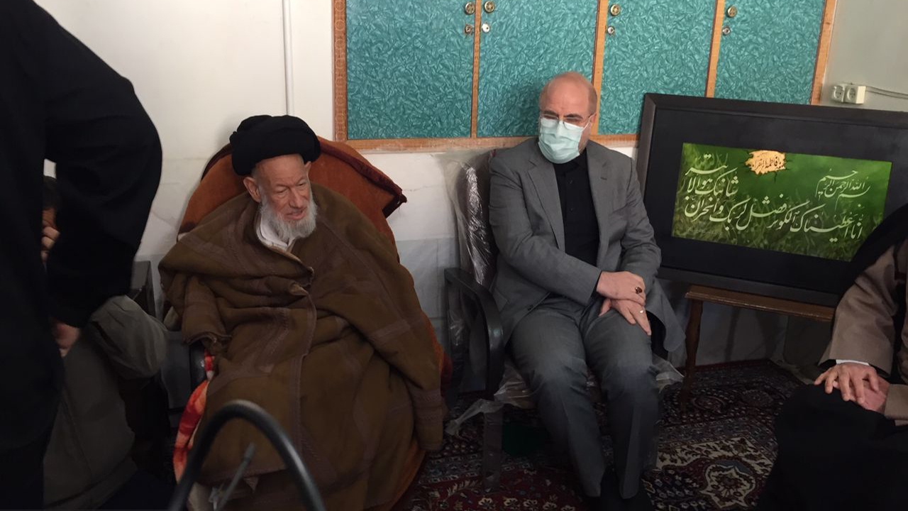 دیدار رئیس مجلس شورای اسلامی با امام جمعه نی ریز