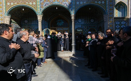 برپایی عزاداری فاطمی از سوی دفتر آیت الله صافی گلپایگانی در قم