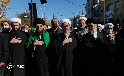 برپایی عزاداری فاطمی از سوی دفتر آیت الله صافی گلپایگانی در قم