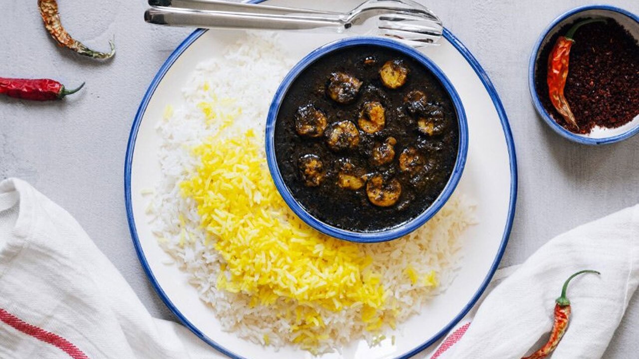 طرز تهیه قلیه میگو + فیلم