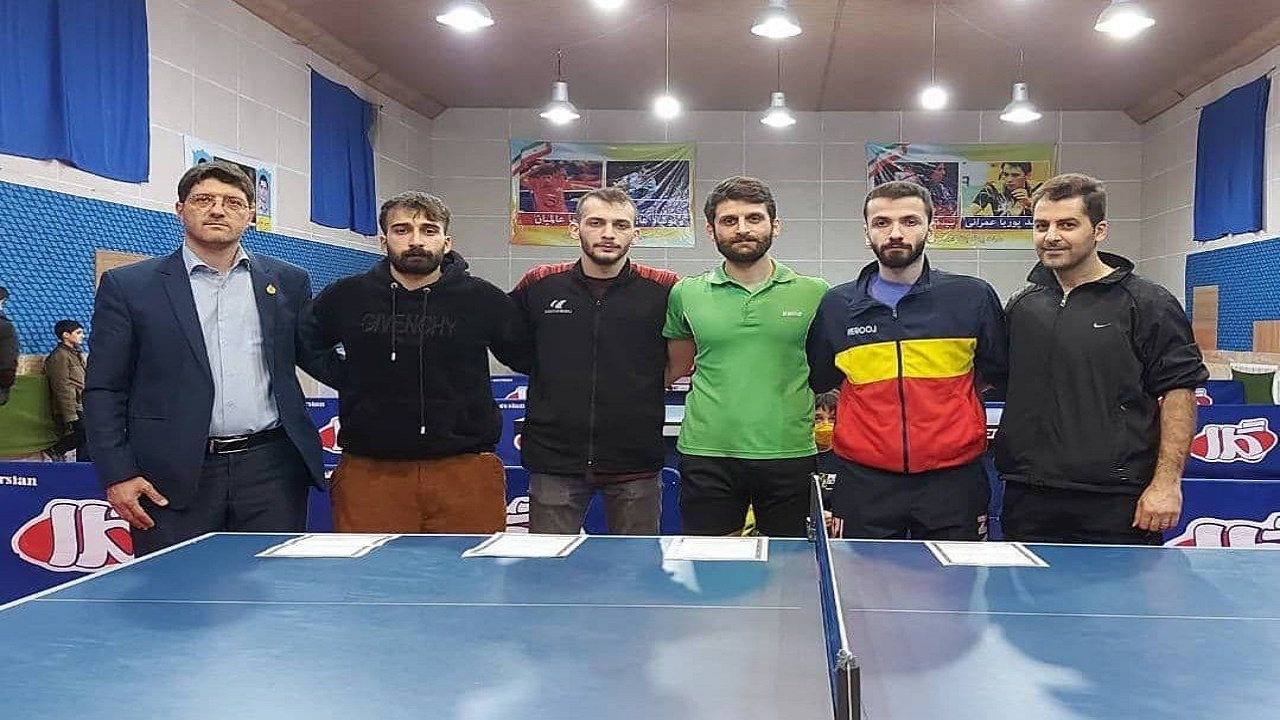 معرفی نفرات برتر مسابقات تنیس روی میز کشور
