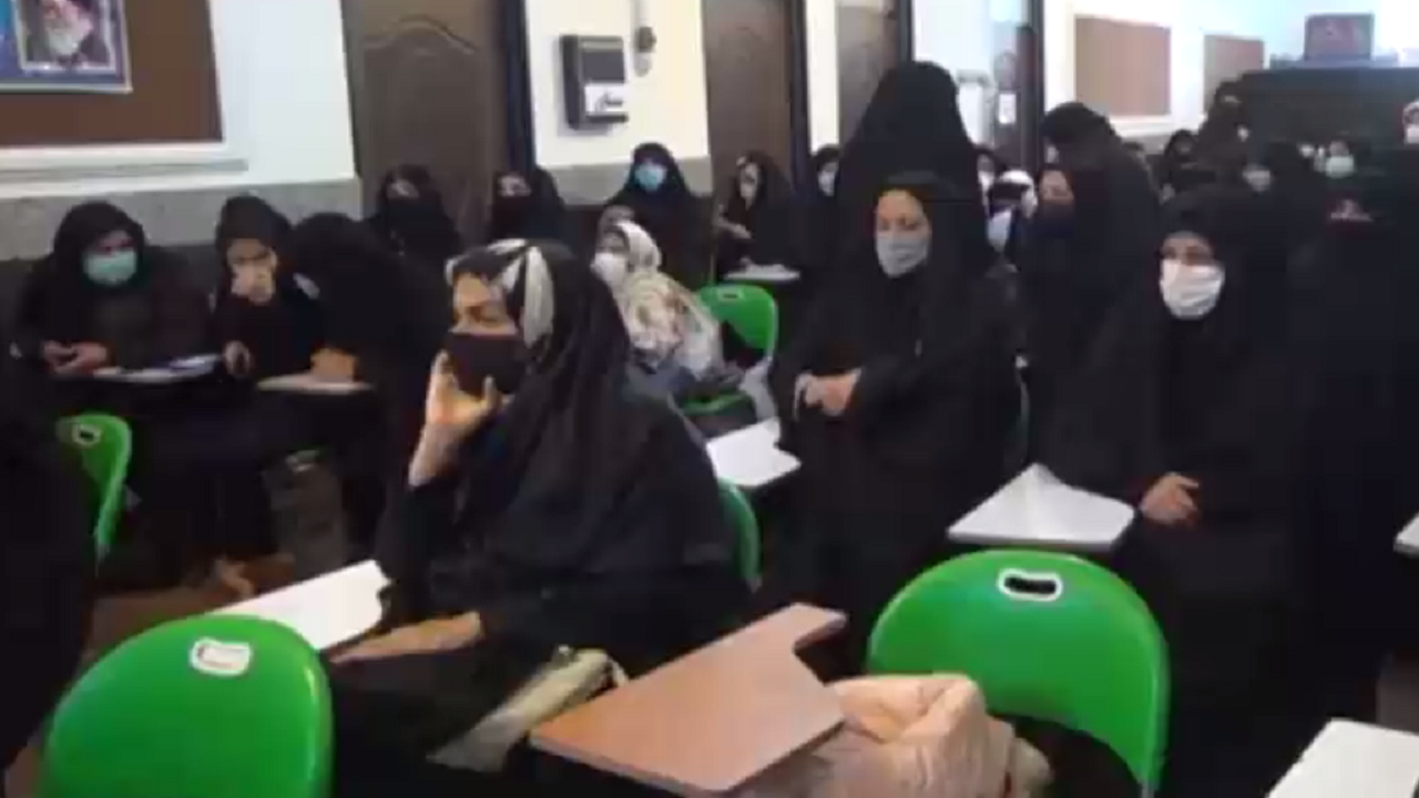 گردهمایی طلاب فاطمی در دامغان
