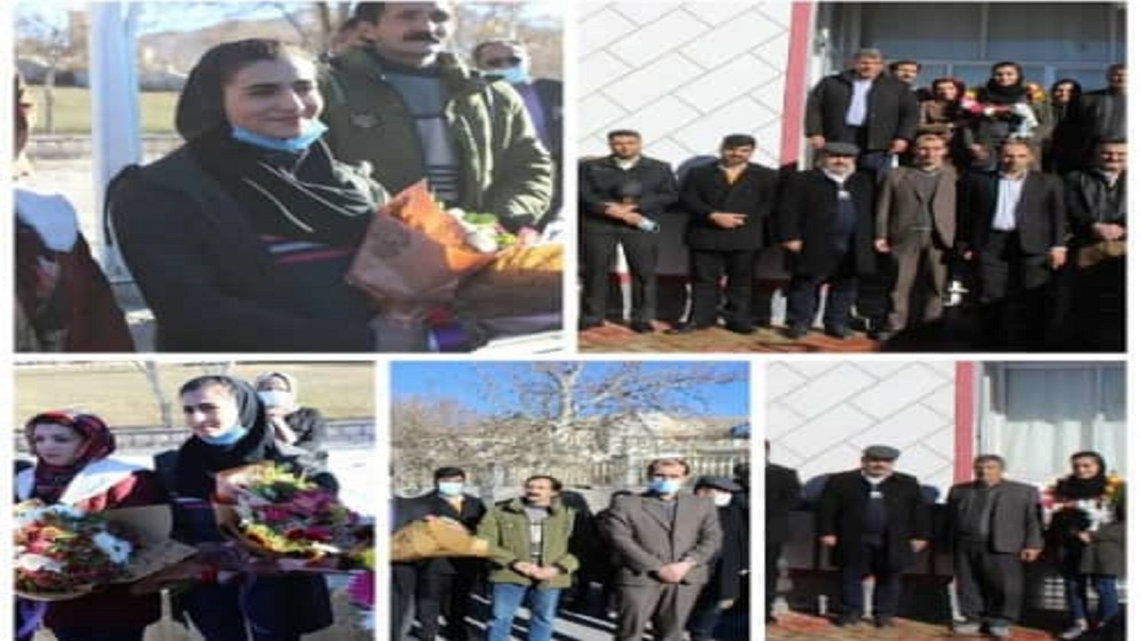 استقبال از بانوی رزمی کار قهرمان جهان در فرخشهر