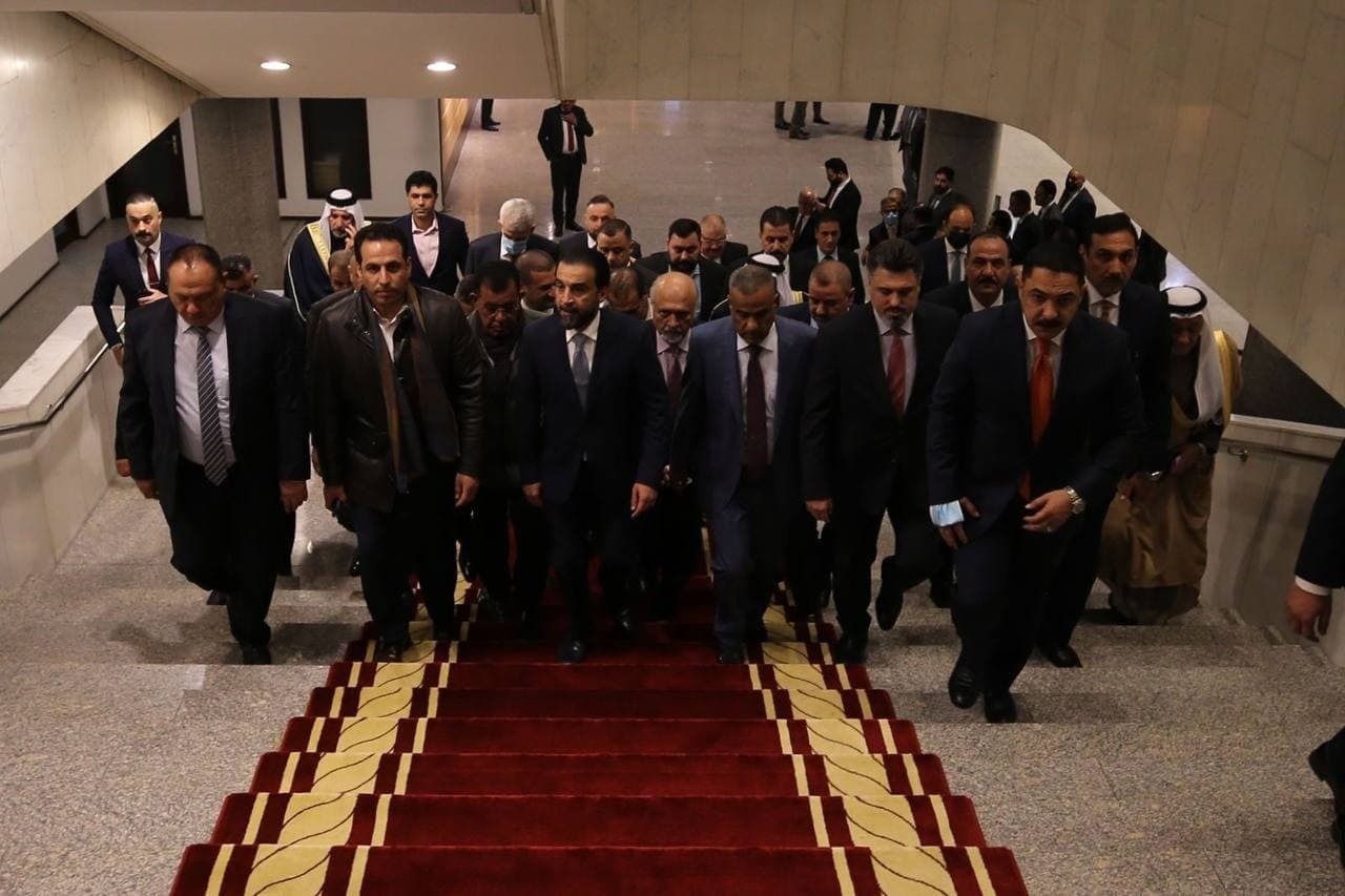 الحلبوسی در راه پارلمان عراق آغاز نخستین جلسه پارلمان جدید عراق