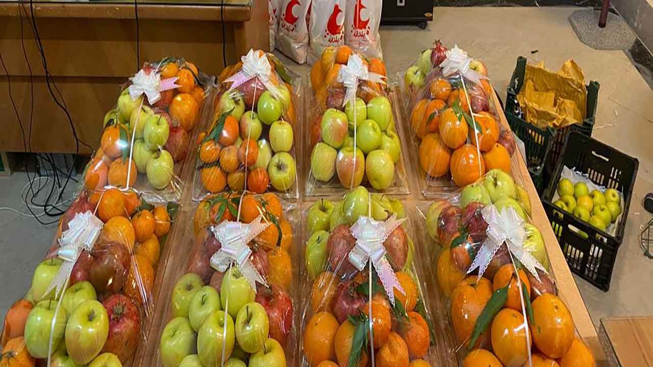توزیع ۳هزار  بسته مهربانی در شب یلدا