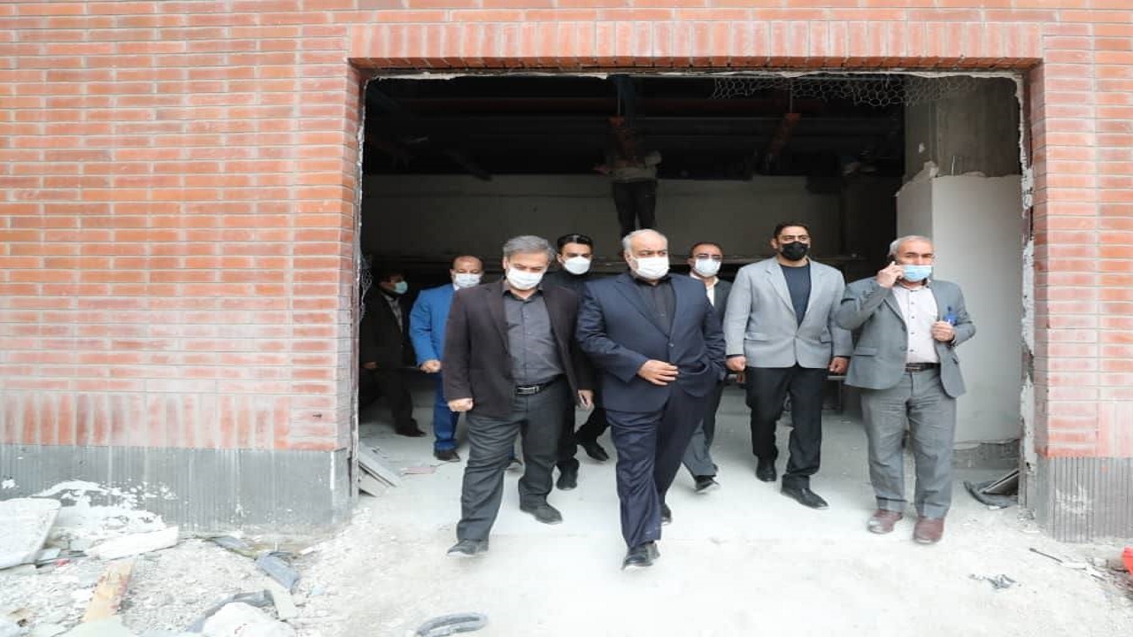 بازدید استاندار کرمانشاه از بیمارستان جدید ۸۳ تختخوابی سرپل ذهاب