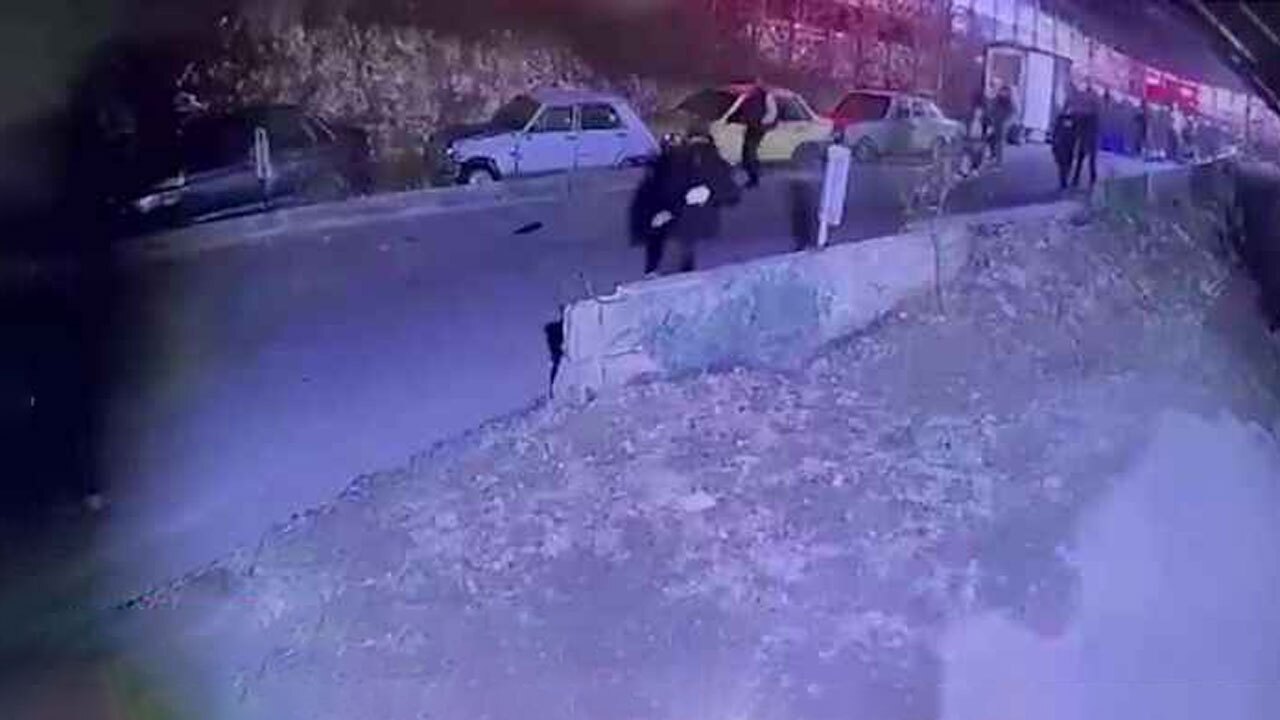 حمله ۱۰ شرور مسلح به پارکینگ نیایش + فیلم