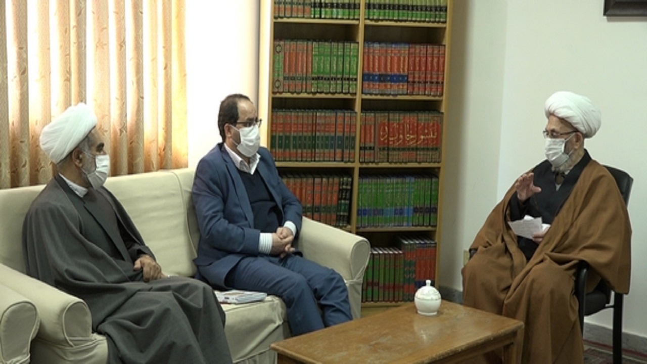 دیدار رئیس دانشگاه تهران با مراجع تقلید