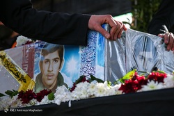 وداع با پیکر شهید «محمد رستم»
