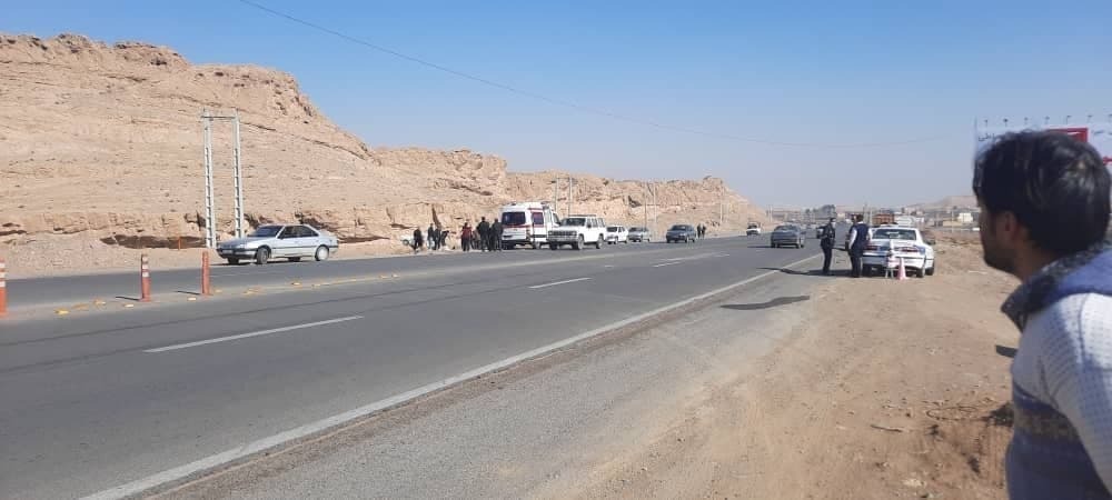 سانحه رانندگی در کهک ۱ کشته بر جای گذاشت + تصاویر