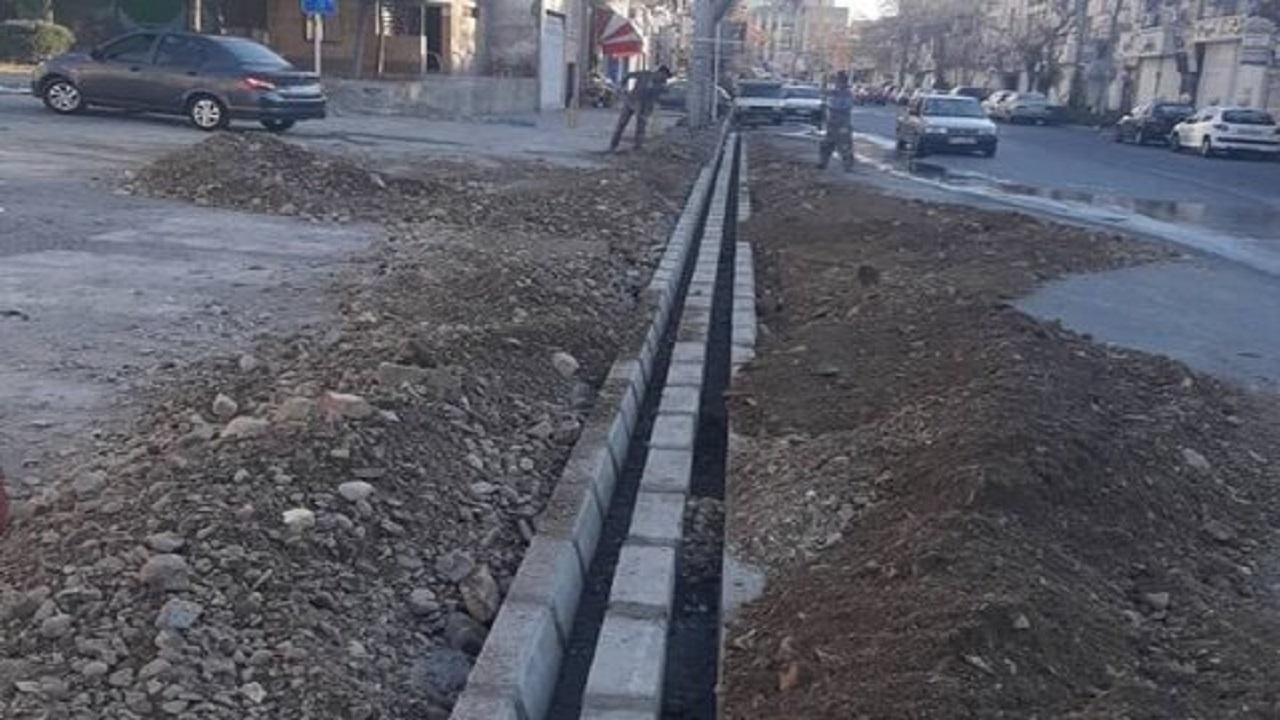 آبگرفتگی روبروی دادگاه انقلاب مرتفع شد