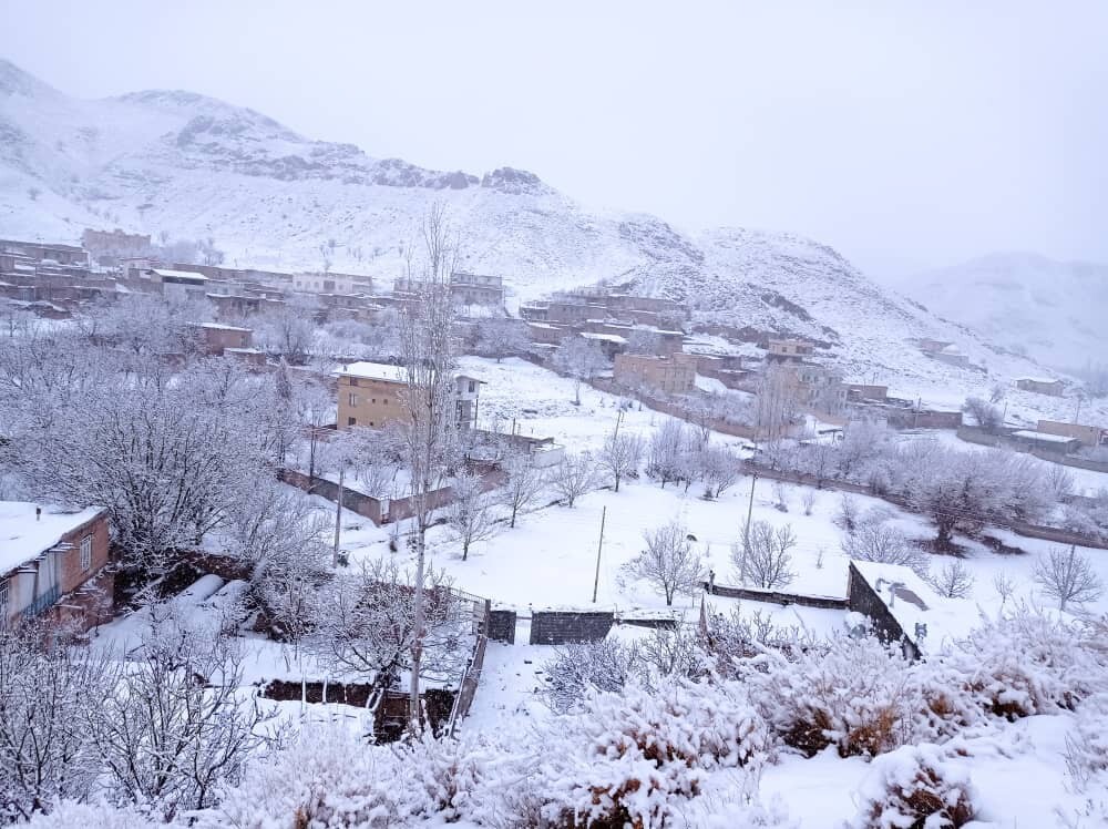 برف زمستانی خوشاب را سفیدپوش کرد + تصاویر