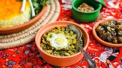 طرز تهیه بلغور پلو بیرجندی + فیلم