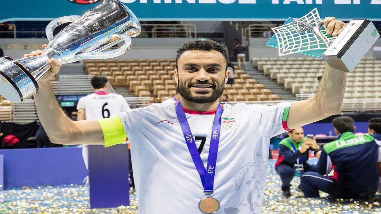 ستاره پرافتخار فوتسال قم در جمع ۱۰ بازیکن برتر جهان