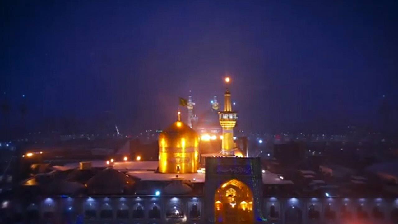 تصاویر هوایی از چهار فصل حرم امام رضا (ع) + فیلم