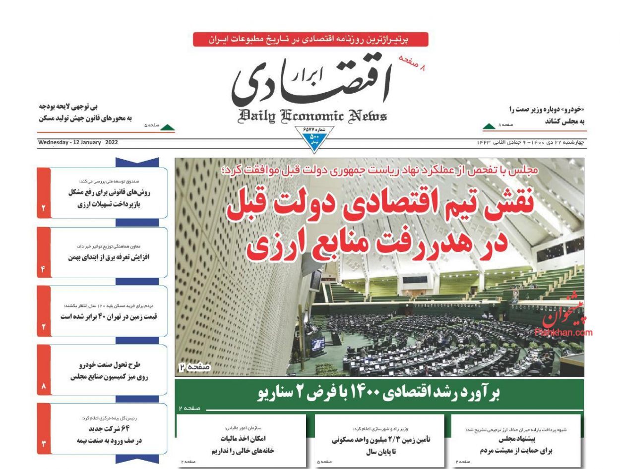 کسادی معاملات بازار مسکن در پایتخت/ طلای ارزان هم خریدار ندارد!/ برآورد رشد اقتصادی ۱۴۰۰ با فرض ۲ سناریو