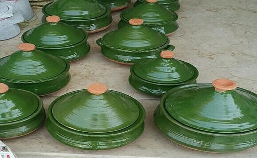 گمج ظرف سفالی سوغات گیلان