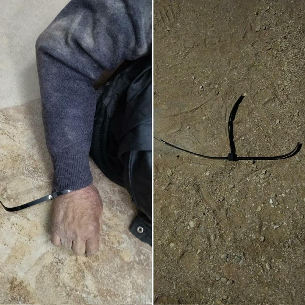 دست اسیر فلسطینی
