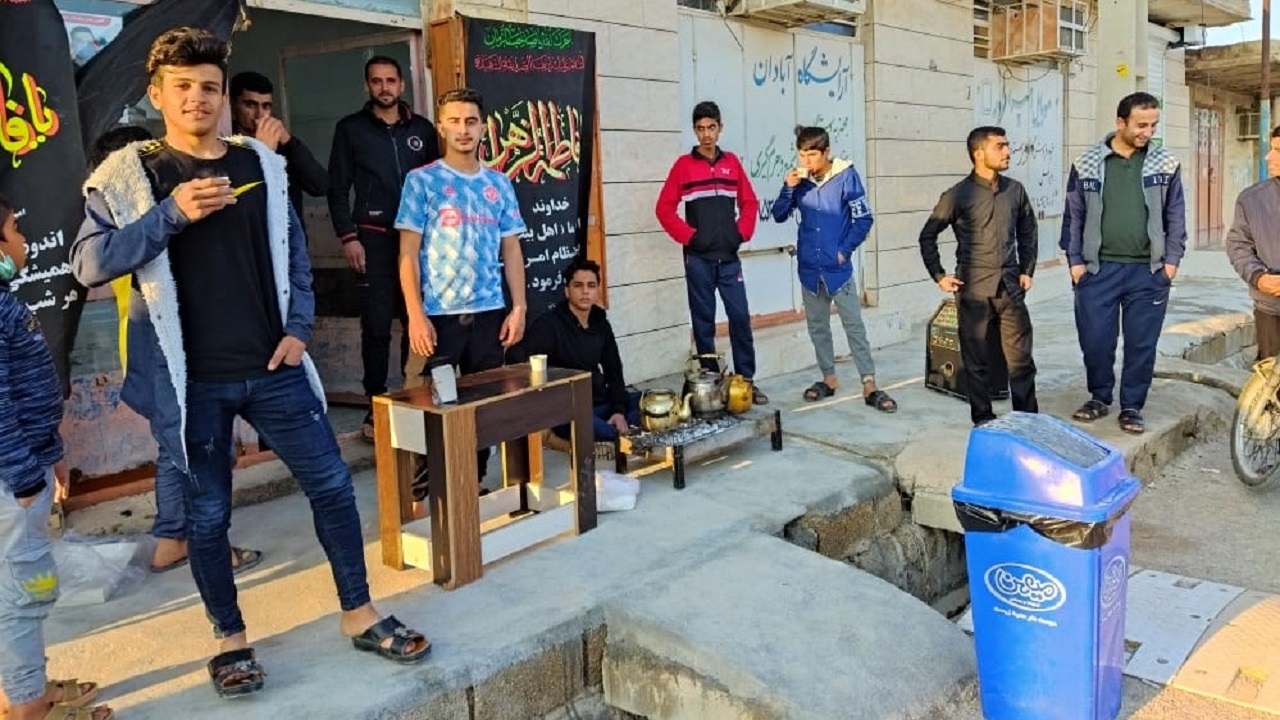 بیش از ۴۰۰ مجلس روضه طی ایام فاطمیه در هندیجان برگزار شد