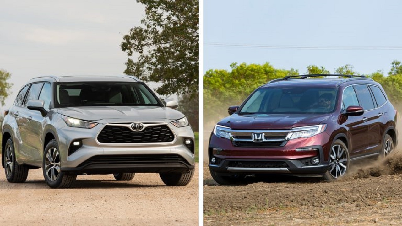 تویوتا هایلندر در مقابل هوندا پایلوت: کدام SUV مناسب است؟ + فیلم