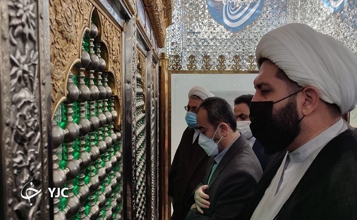 استاندار خراسان جنوبی به مزار امامزاده حسین بن موسی الکاظم رفت