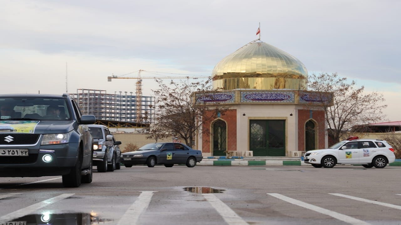 اتومبیلران قزوینی برای زیارت مرقد شهید سلیمانی عازم کرمان شدند