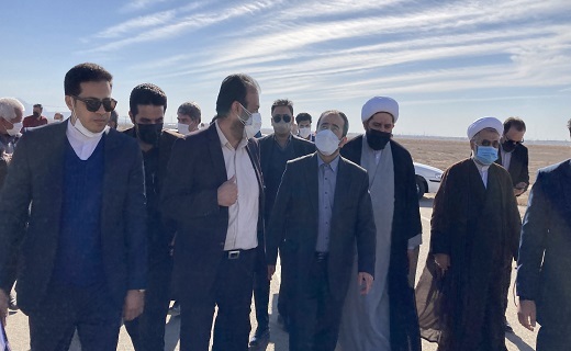 بازدید استاندار خراسان جنوبی از پروژه احداث باند دوم محور طبس- بشرویه