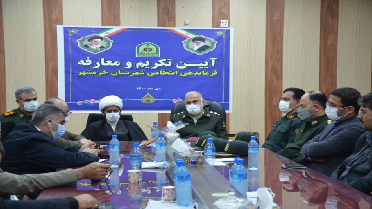 فرمانده جدید انتظامی خرمشهر معارفه شد