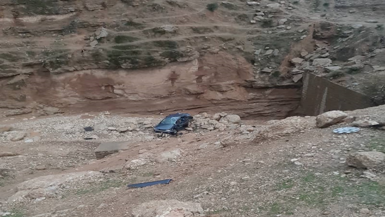 ۳ کشته و یک مصدوم در واژگونی و سقوط خودروی پژو در محور ایذه