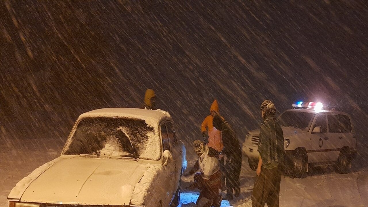 آخرین خبرهای برفی از جاده های کرمانشاه