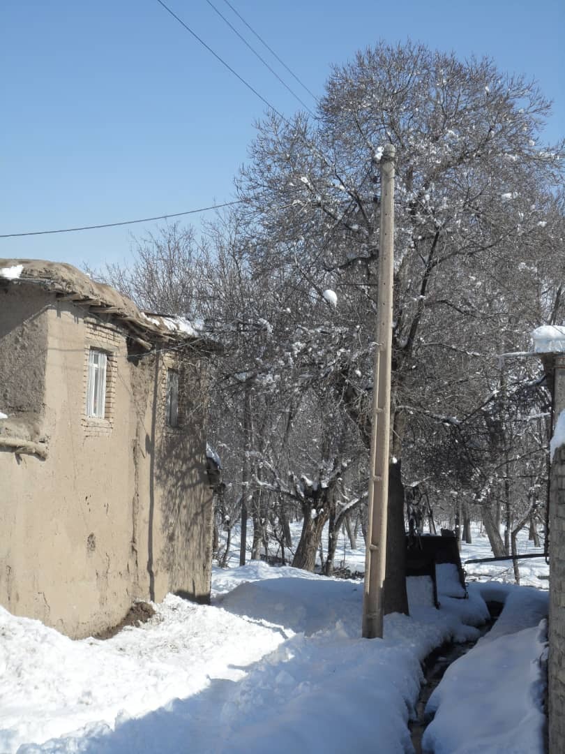 بارش نخستین برف در همدان