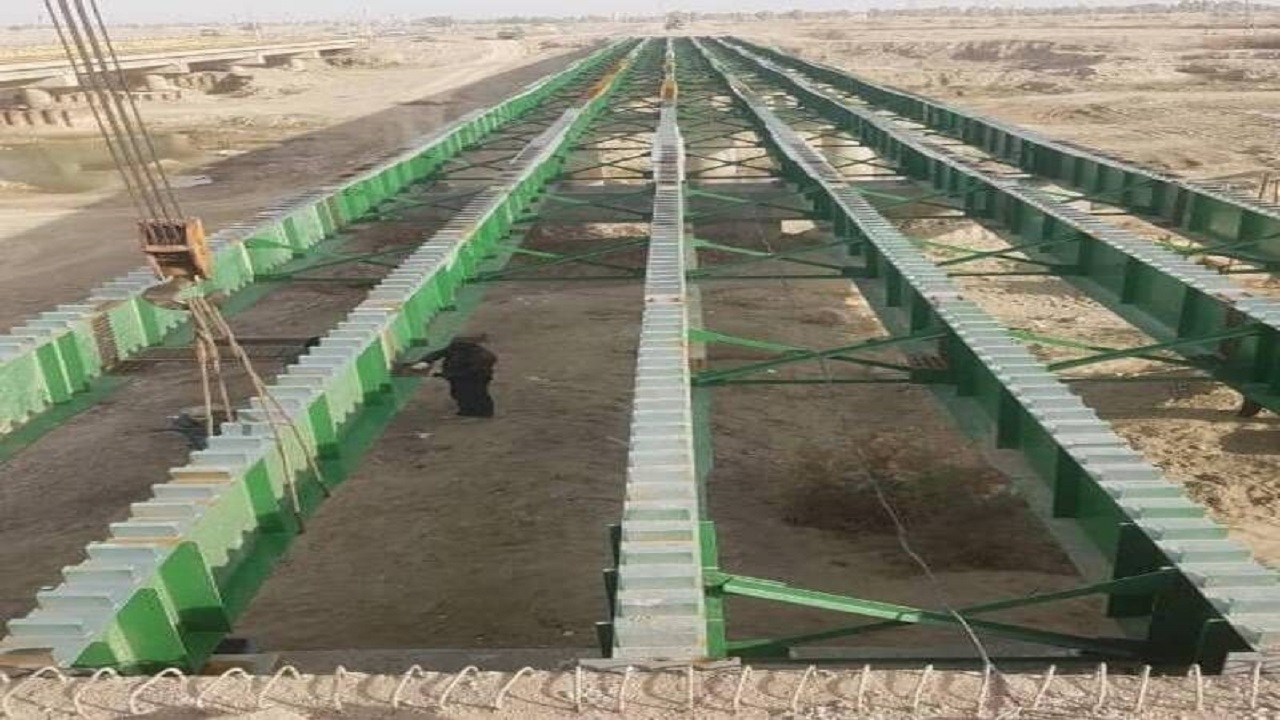 مرحله نخست ساخت پل نهراب سیستان به اتمام رسید
