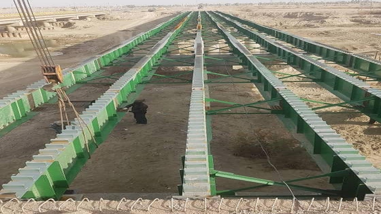 مرحله نخست ساخت پل نهراب سیستان به اتمام رسید