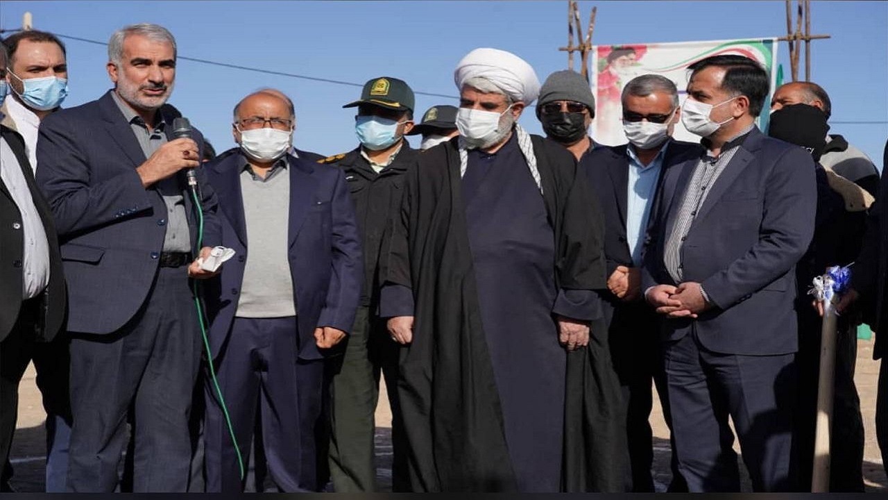 آغاز ساخت مدرسه دخترانه اریسمان نطنز با حضور وزیر آموزش و پرورش