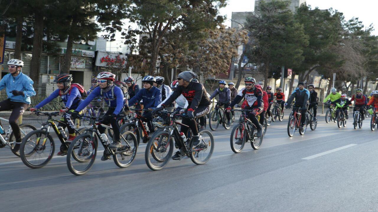 برگزاری همایش دوچرخه سواری در ایلام